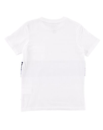 T-Shirt en Jersey de Coton léger rayures blanc